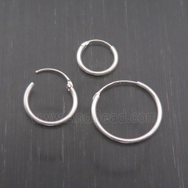Sterling Silver Latchback Earring