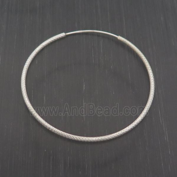 Sterling Silver Hoop Earring