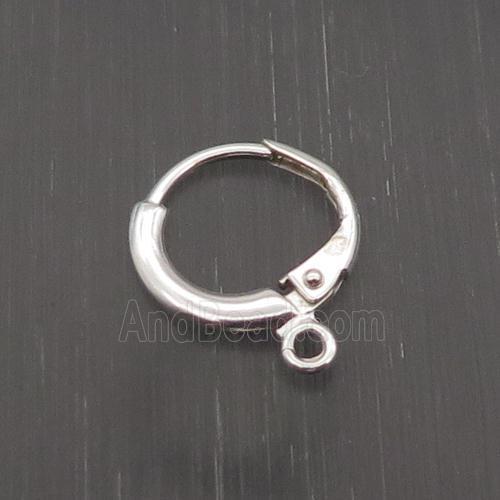 Sterling Silver Latchback Earring