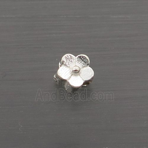 Sterling Silver Beads Flower