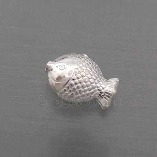 Sterling Silver Fish Beads