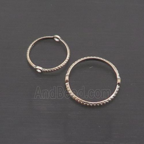 Sterling Silver Beads Ring Spacer