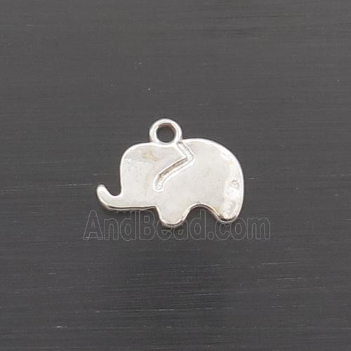 Sterling Silver Charms Pendant Elephant