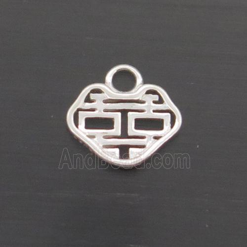 Sterling Silver Pendant Chinese Lucky