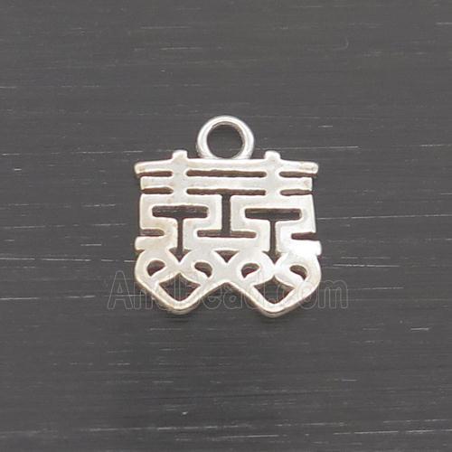 Sterling Silver Pendant Chinese Lucky