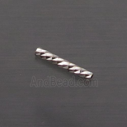 Sterling Silver Column Beads