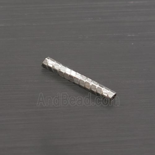 Sterling Silver Tube Beads