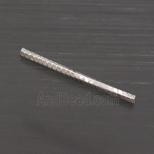 Sterling Silver Column Beads