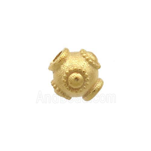 Sterling Silver Beads Gold Plated