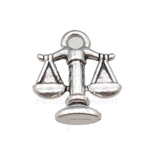 Tibetan Style Zinc Libra Charms Pendant Antique Silver