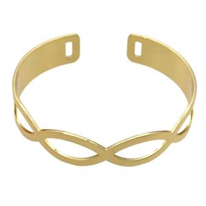 copper bangle, adjustable, gold plated, approx 13mm, 60mm dia