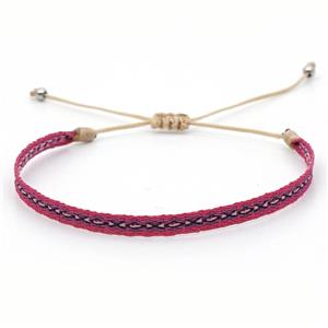 nepal style Handmade braid Bracelet, adjustable, approx 4-6mm, 16-24cm length