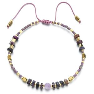 handmade miyuki glass Bracelet with Imperial Jasper, adjustable, approx 4mm, 16-24cm length