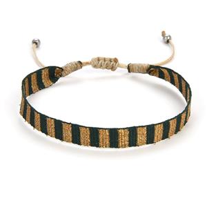 Handmade braid Bracelet, adjustable, approx 6mm, 16-24cm length