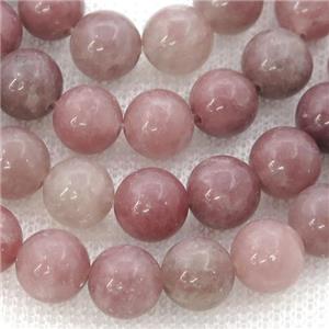 Violet Quartz Beads, round, approx 6mm dia