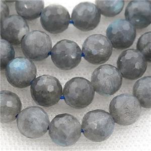 faceted round Labradorite Beads, approx 8mm dia