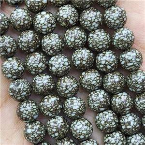 Natural Turquoise Beads Smooth Round, approx 10mm