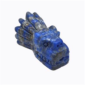 Natural Lapis Lazuli Dragonhead Beads Carved, approx 15-25mm