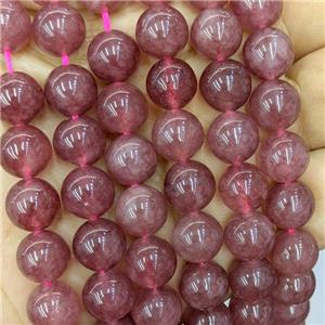 Sponge Jade Beads Dye Smooth Round, approx 12mm dia