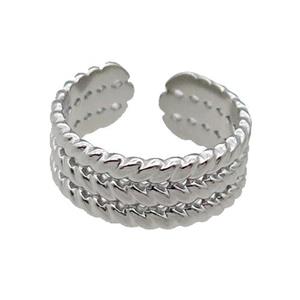 Stainless Steel Ring Raw, approx 8mm, 18mm dia