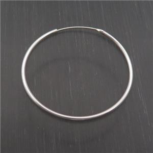 Sterling Silver Hoop Earring, approx 50mm