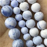 blue fire Agate Beads, round, approx 12mm dia