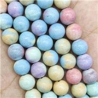 Multicolor Alashan Agate Beads Smooth Round, approx 10mm dia