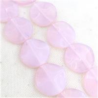 Pink Opalite Beads Circle, approx 30mm dia