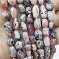 Natural Rhodochrosite Chips Beads Pink Freeform, approx 9-12mm