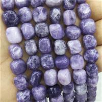 Natural Purple Lepidolite Chips Beads Freeform, approx 9-12mm