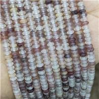 Natural Violet Quartz Beads Smooth Rondelle, approx 2x4mm