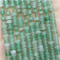 Green Aventurine Beads Smooth Rondelle, approx 4mm
