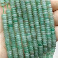 Natural Green Aventurine Heishi Spacer Beads, approx 6mm