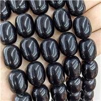 Natural Black Onyx Agate Beads Barrel, approx 15-20mm