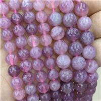 Natural Madagascar Rose Quartz Beads Pink Smooth Round, approx 6mm