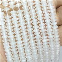 Natural Clear Quartz Beads Smooth Rondelle, approx 3-6mm
