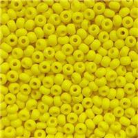 Yellow Glass Seed Beads Pony Rondelle A-Grade, approx 2mm, 3500pcs