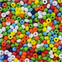 Glass Seed Beads Mixed Color Pony Rondelle A-Grade, approx 2mm, 3500pcs