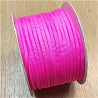 Nylon Cord Hotpink, approx 3mm, 16meters per rolls
