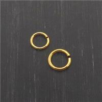 Sterling Silver Jumpring Gold Plated, approx 7mm dia