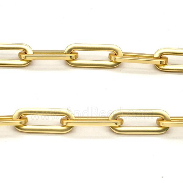 Aluminium Chain Duck Matte Gold
