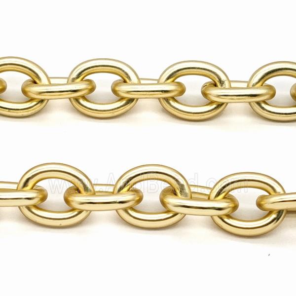 Aluminium Chain Matte Gold