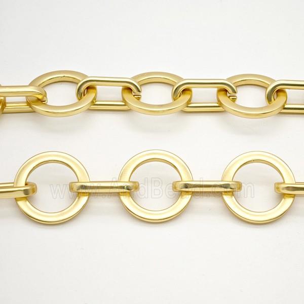 Aluminium Chain Duck Matte Gold
