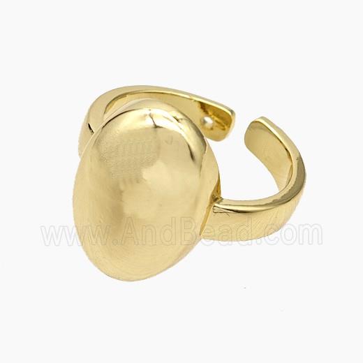 Copper Rings Gold Plated