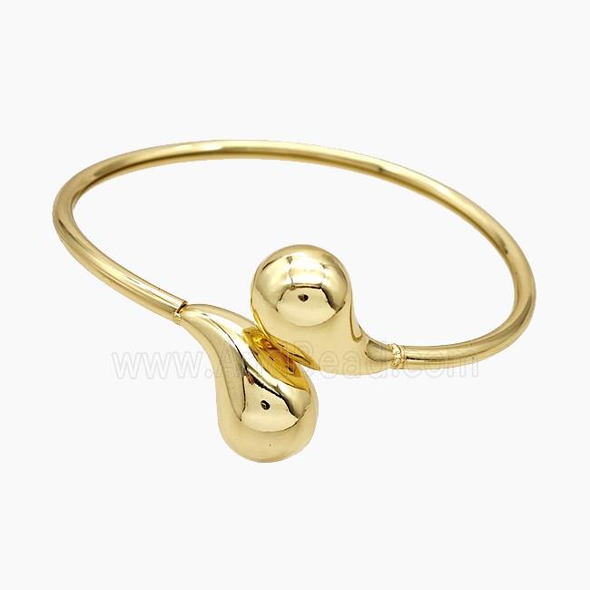 Copper Bangle Gold Plated