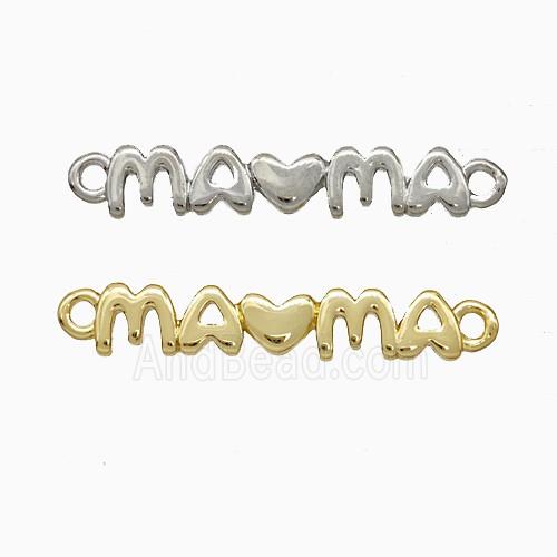 Copper Mama Connector Heart Mixed