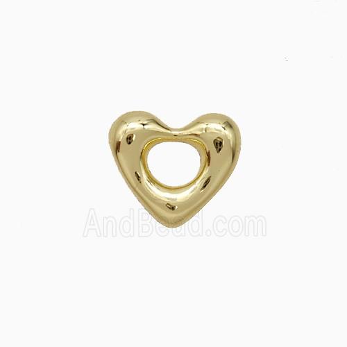 Copper Heart Pendant Gold Plated
