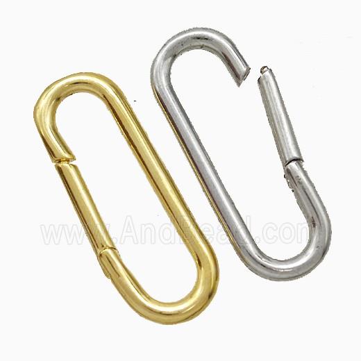 Copper Carabiner Clasp Mixed