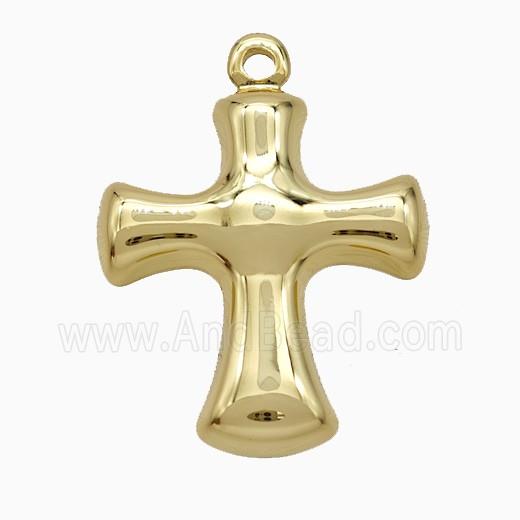 Copper Cross Pendant Gold Plated
