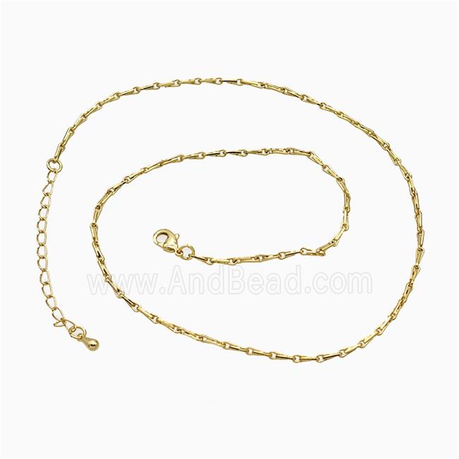 Copper Necklace Chain Gold Plated